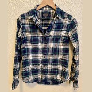 Pendleton Women's Audrey Fitted Flannel Shirt Blue